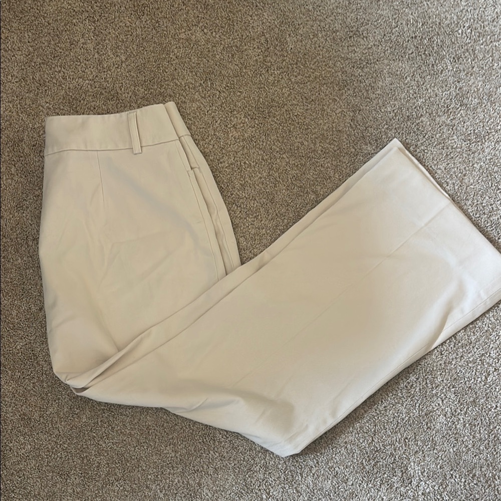 Womyn Cream Trousers